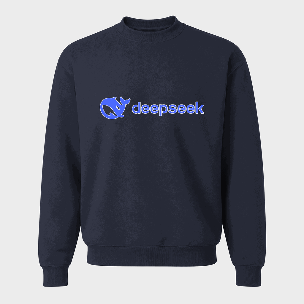 Men's DeepSeek Crewneck Sweatshirt - Navy