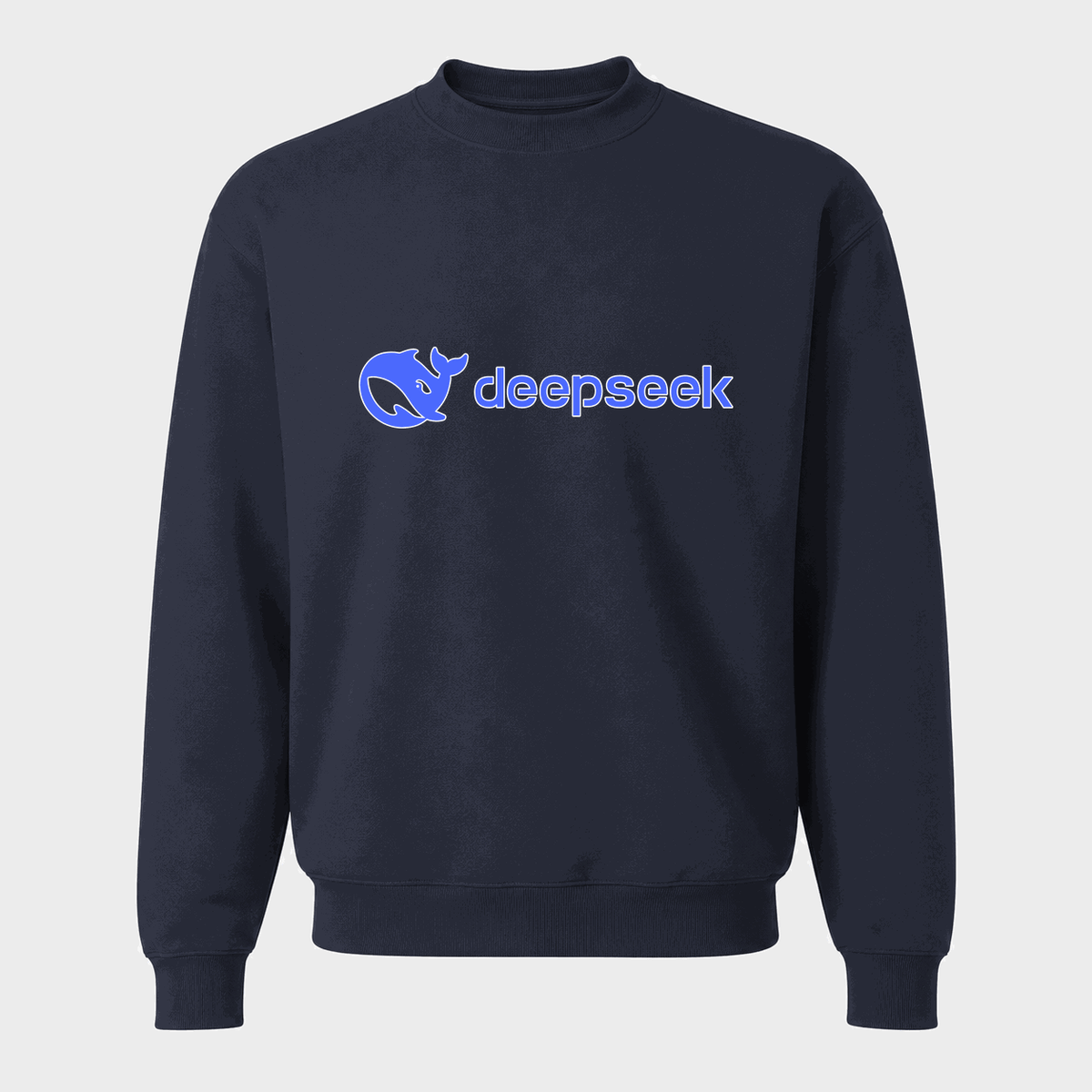 Men's DeepSeek Crewneck Sweatshirt - Navy