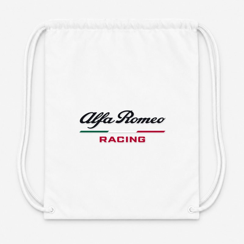 Alfa Romeo Racing Drawstring Bag - White