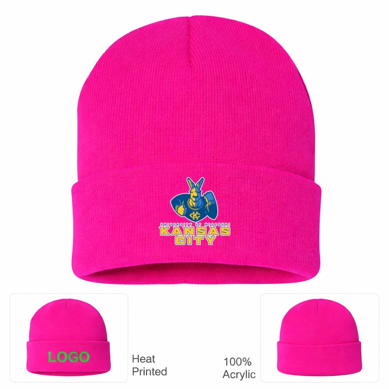 UMKC Kangaroos Hot Pink Beanie Hat
