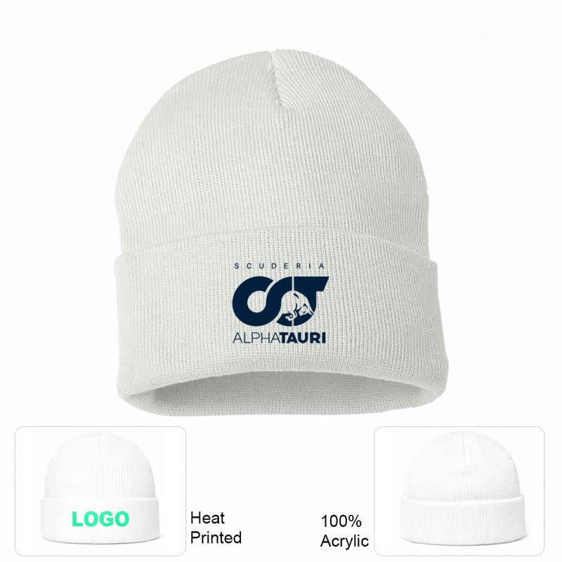 Scuderia AlphaTauri White Beanie Hat
