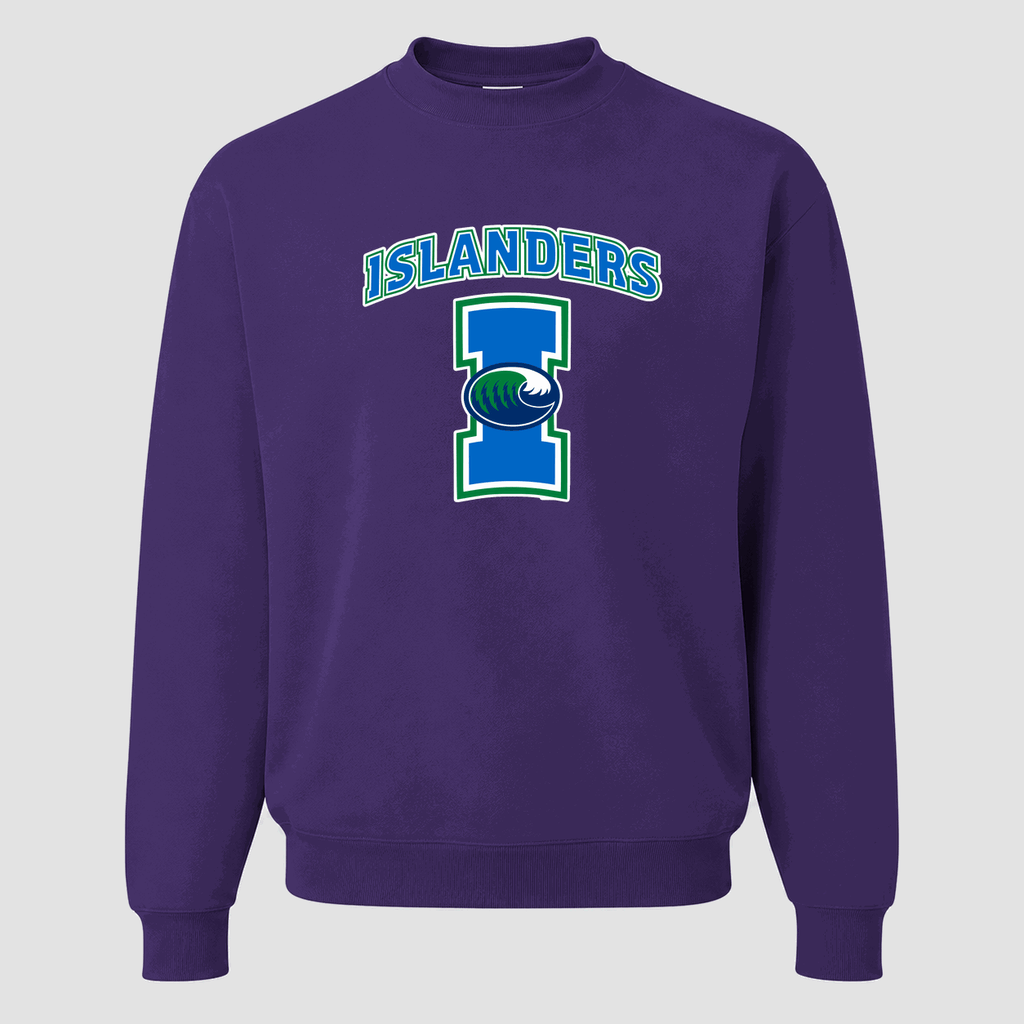 Men's Texas AM CC Islanders Crewneck Sweatshirt - Purple