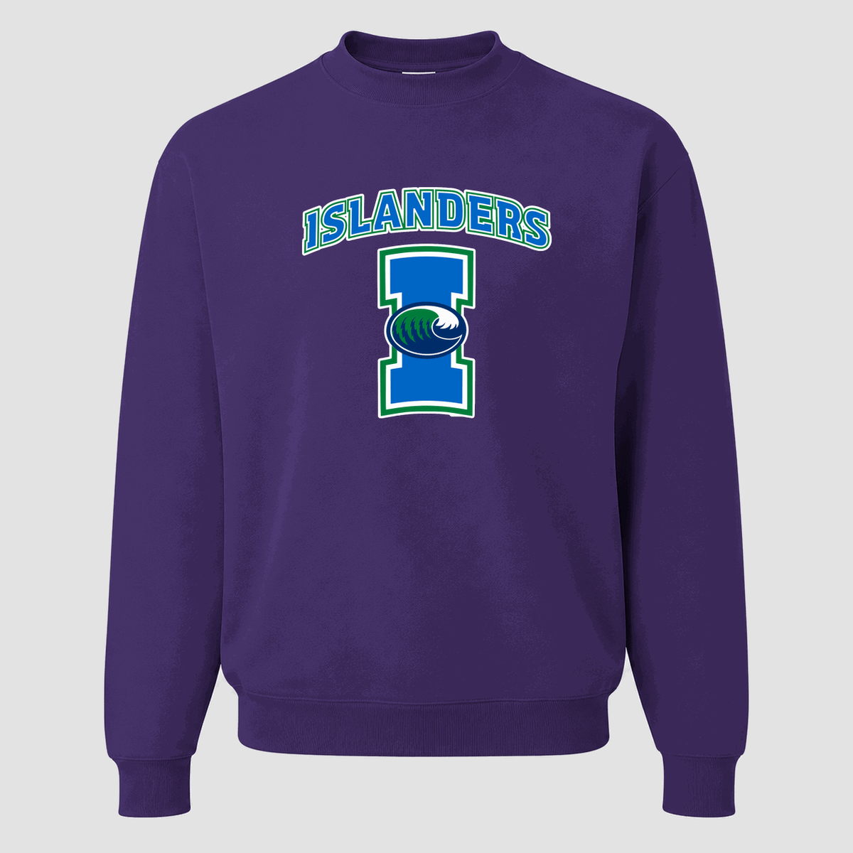 Men's Texas AM CC Islanders Crewneck Sweatshirt - Purple