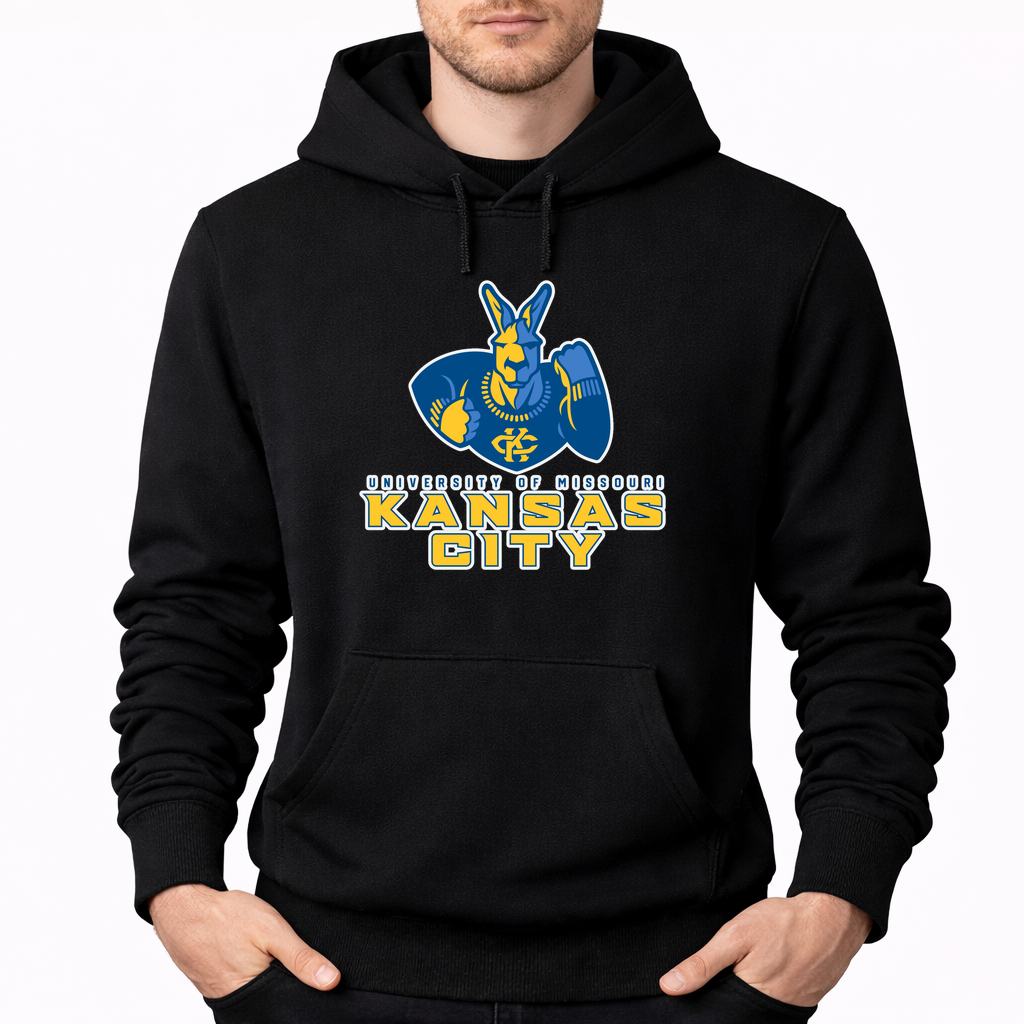 Men's UMKC Kangaroos Pullover Hoodie - Black