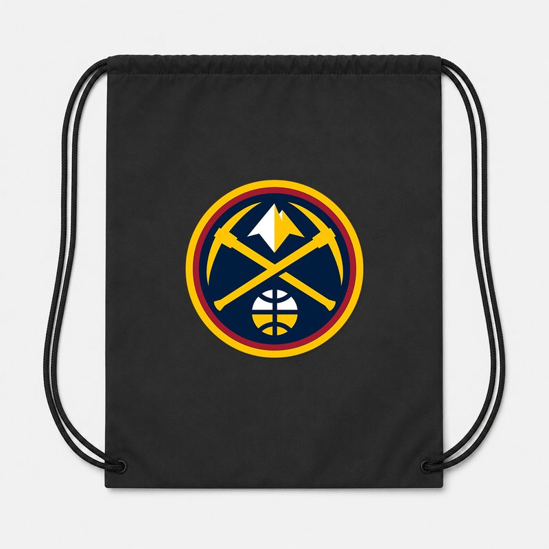 Denver Nuggets Drawstring Bag - Black