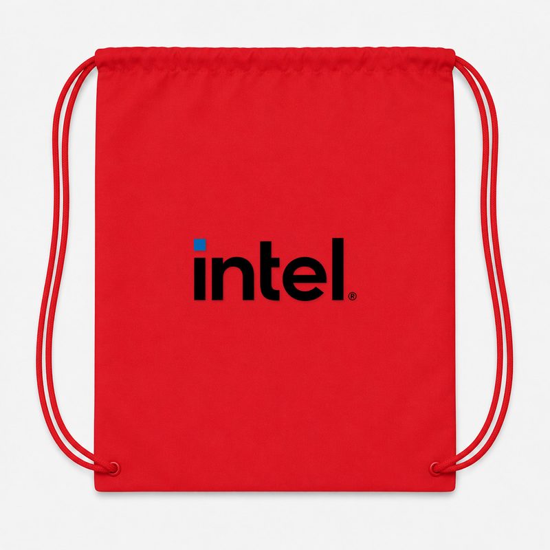 Intel Min Drawstring Bag - Red