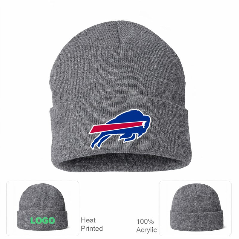 Buffalo Bills Grey Beanie Hat