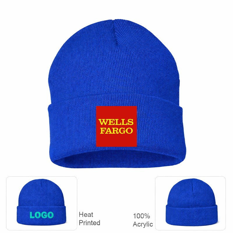 Wells Fargo Royal Blue Beanie Hat