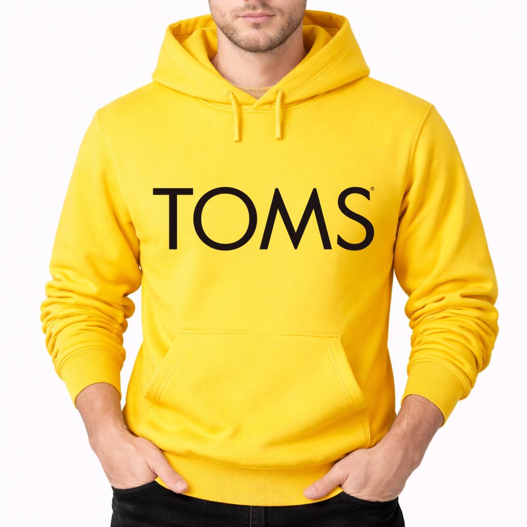 Men's Toms Pullover Hoodie - Yellow