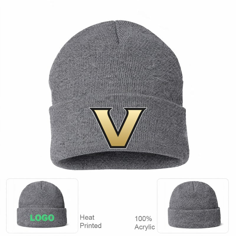 Vanderbilt Commodores Grey Beanie Hat
