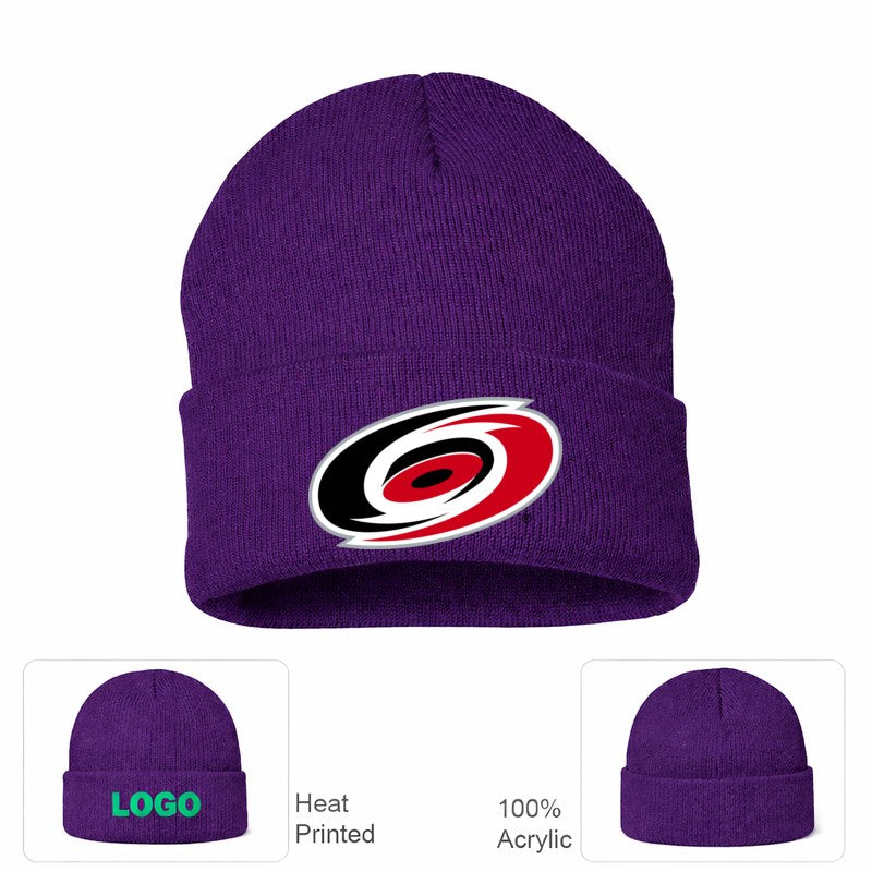 Carolina Hurricanes Purple Beanie Hat