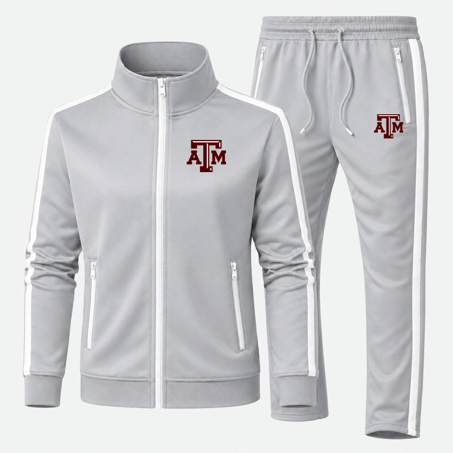 texas am university tracksuit in Gray