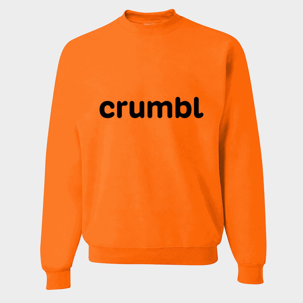 Men's Crumbl Cookies Crewneck Sweatshirt - Orange