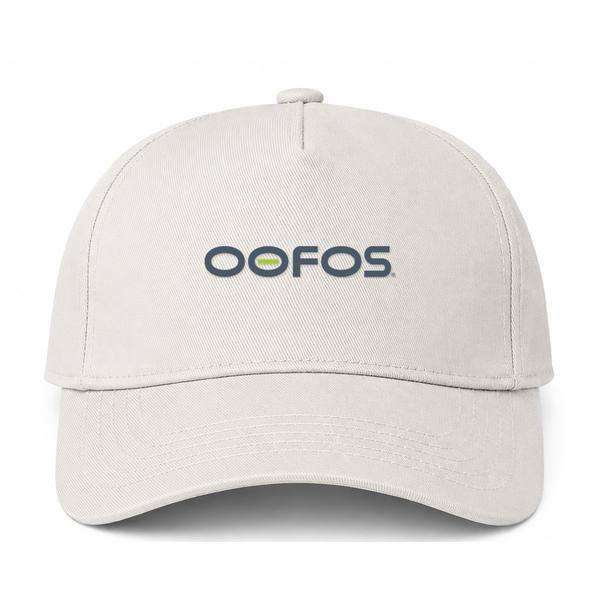 OOFOS Logo Beige Dad Baseball Cap Hat
