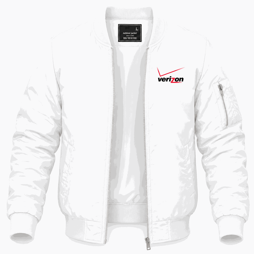 Men's Verizon Wireless Lightweight Bomber Jacket - White