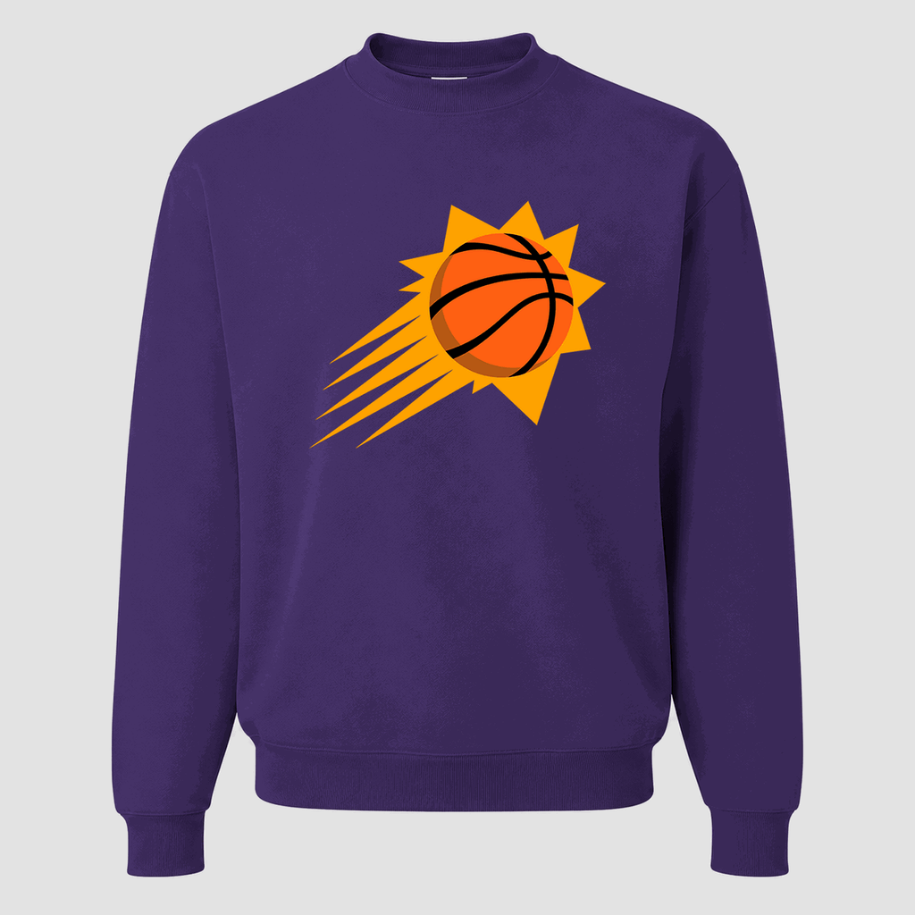 Men's Phoenix Suns Crewneck Sweatshirt - Purple