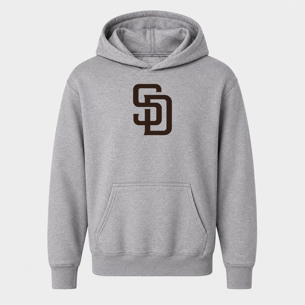 Youth San Diego Padres Pullover Hoodie - Gray