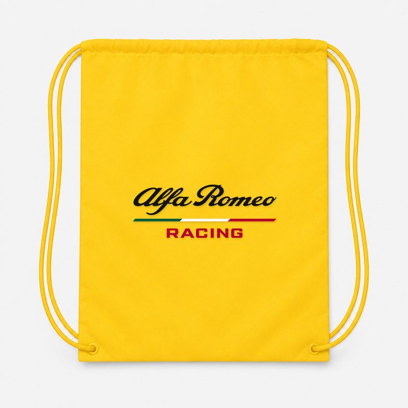 Alfa Romeo Racing Drawstring Bag - Yellow