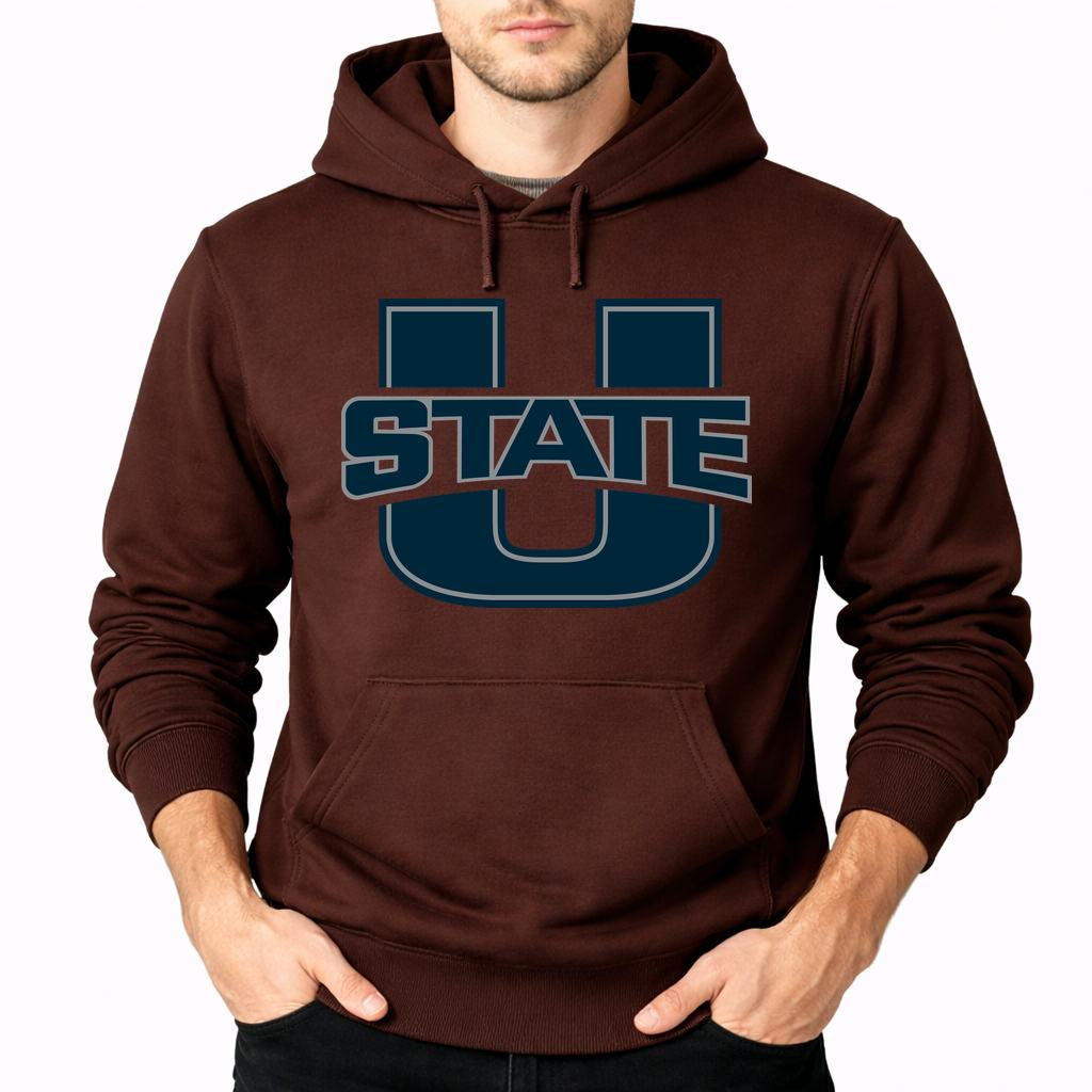 Men's Utah State Aggies Pullover Hoodie - Brown