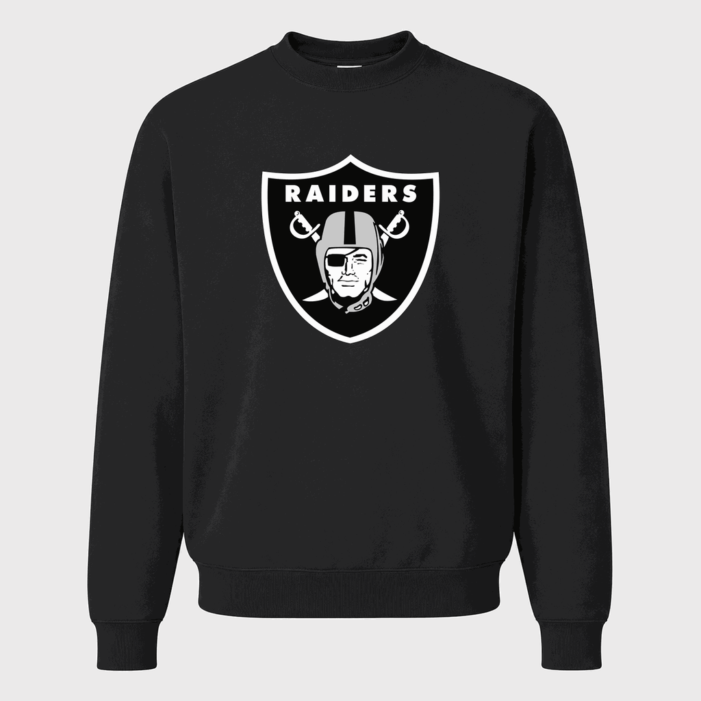 Men's Las Vegas Raiders Crewneck Sweatshirt - Black