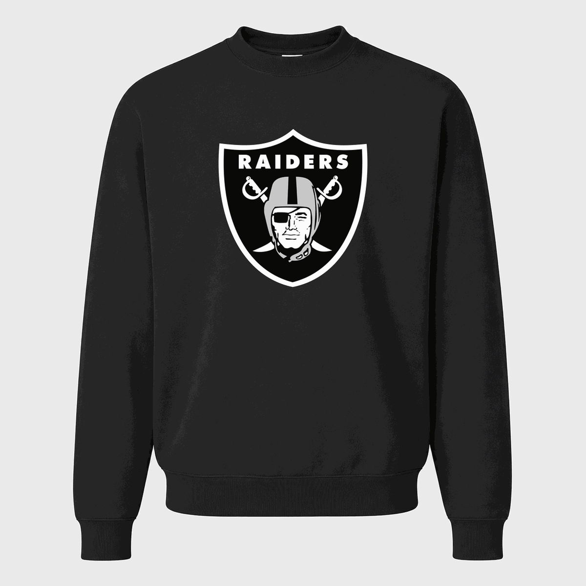 Men's Las Vegas Raiders Crewneck Sweatshirt - Black