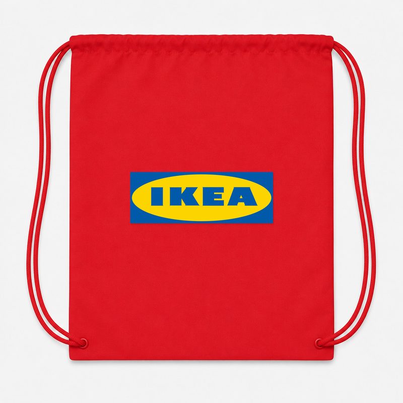IKEA Drawstring Bag - Red