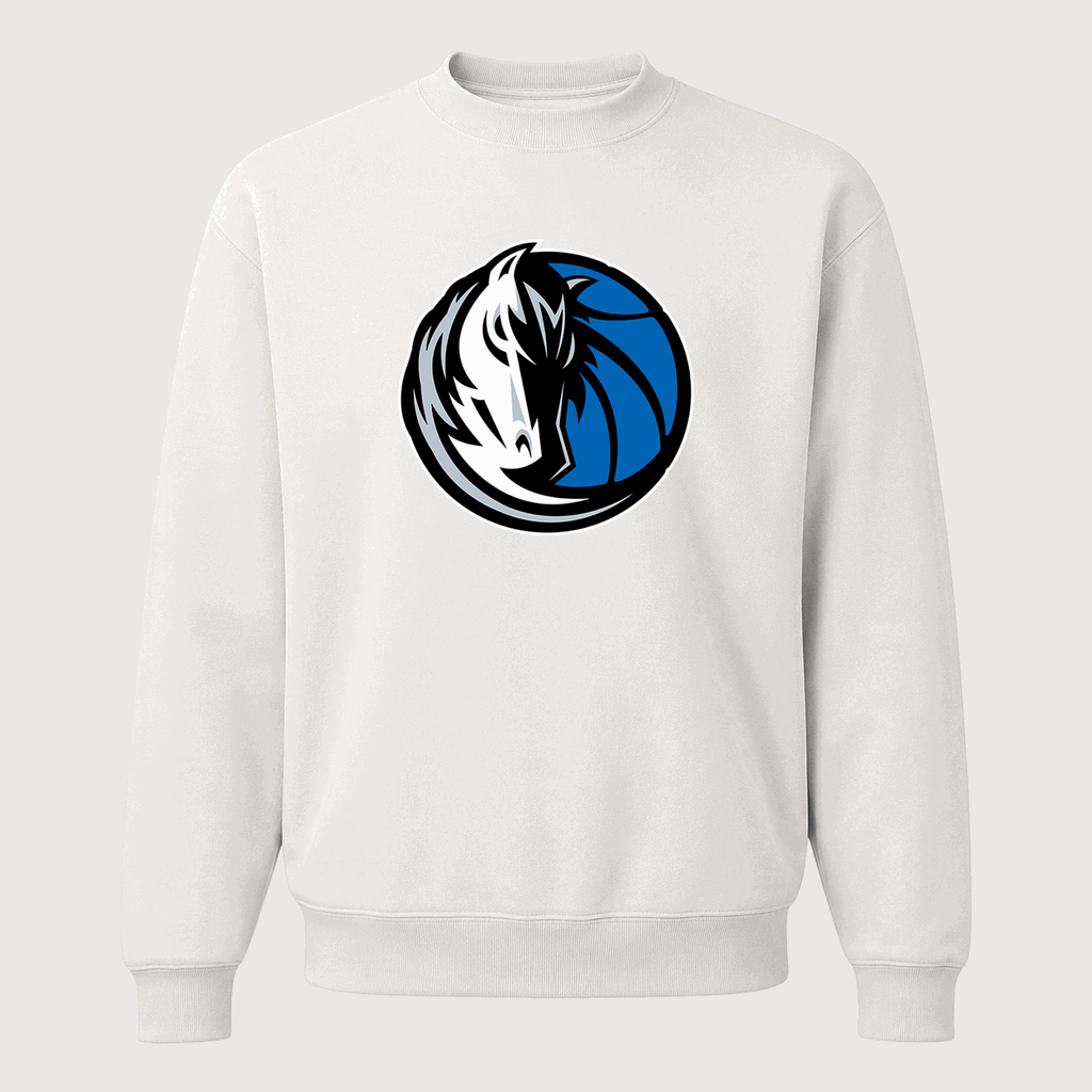 Men's Dallas Mavericks Crewneck Sweatshirt - White