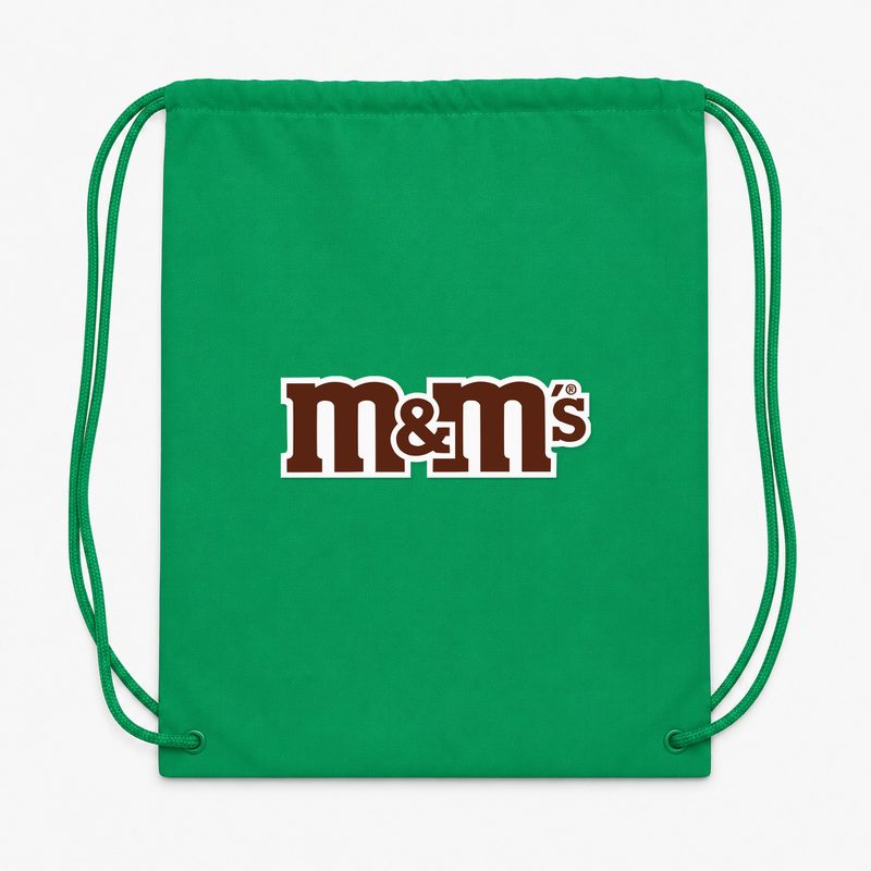 MMs Food Drawstring Bag - Green