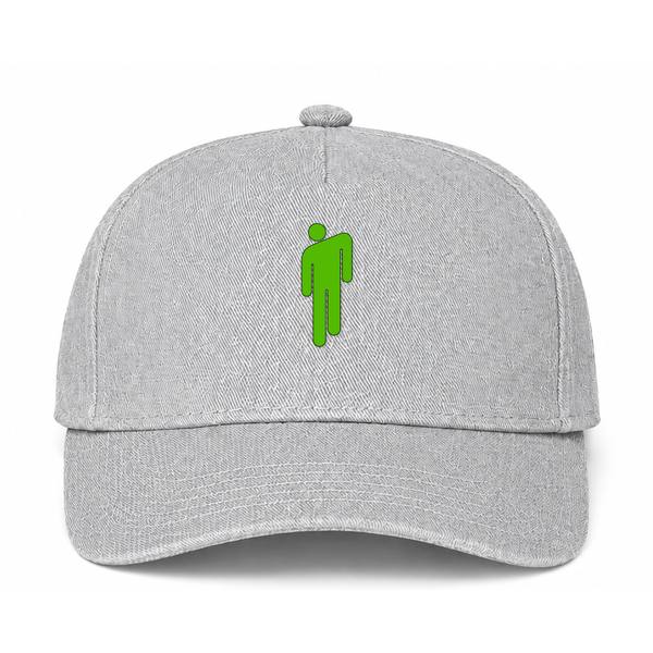 Billie Eilish Logo Gray Dad Baseball Cap Hat