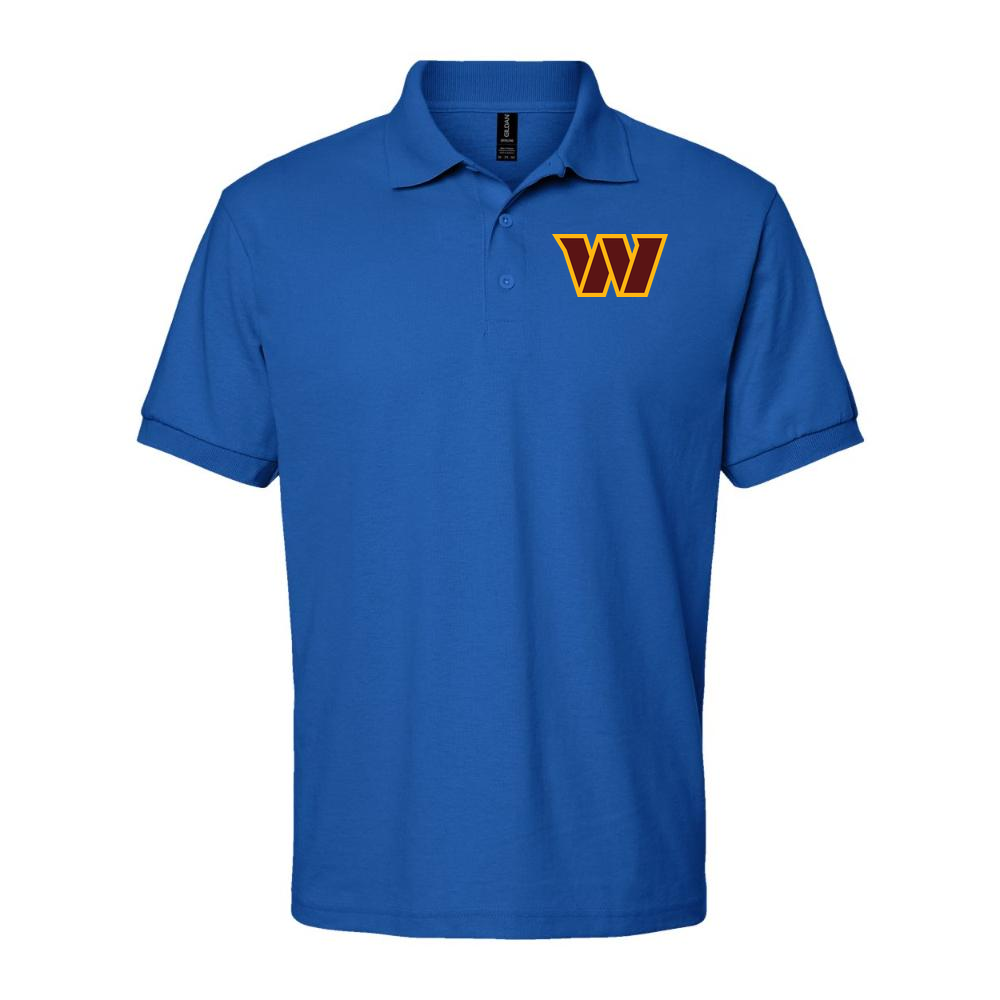 Men's Washington Commanders Dry Blend Polo - Blue
