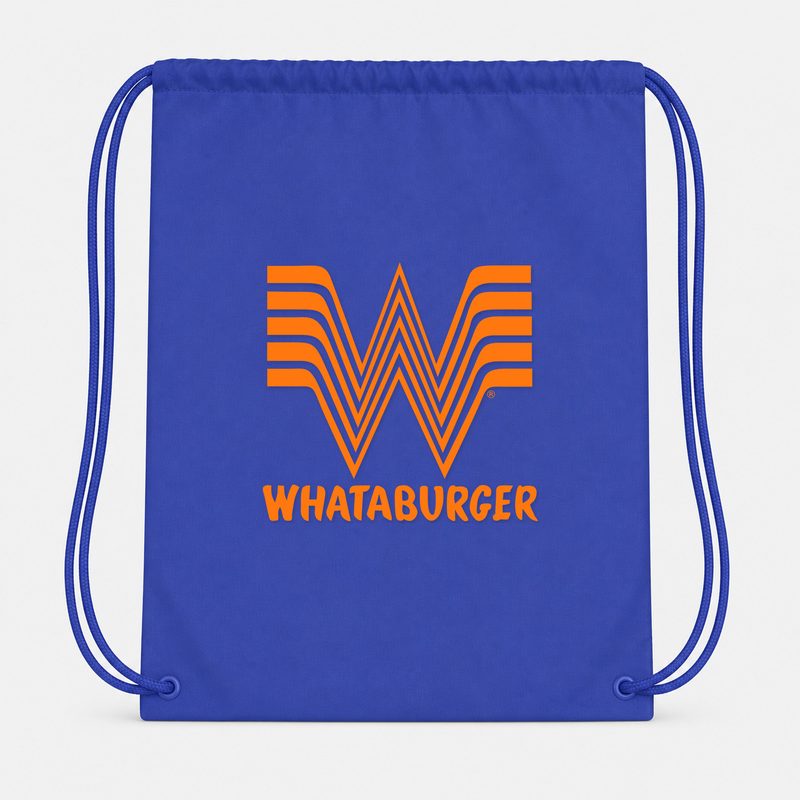 Whataburger Drawstring Bag - Blue