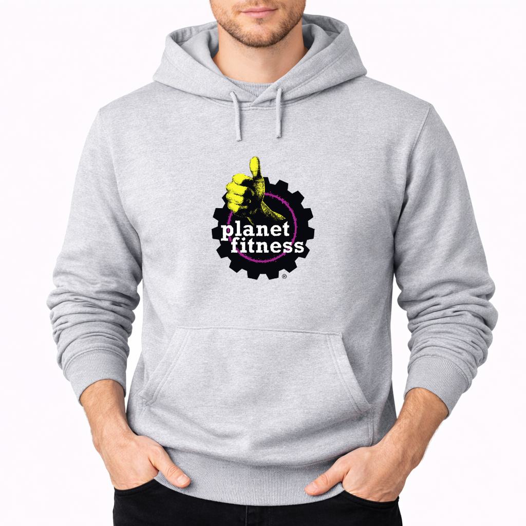 Men's Planet Fitness Pullover Hoodie - Gray