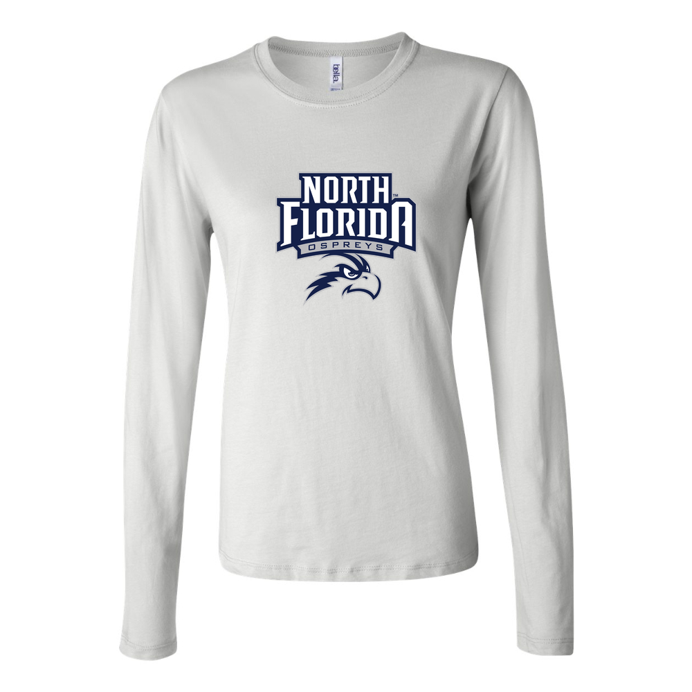 Women's UNF Ospreys Long Sleeve T-Shirt - White
