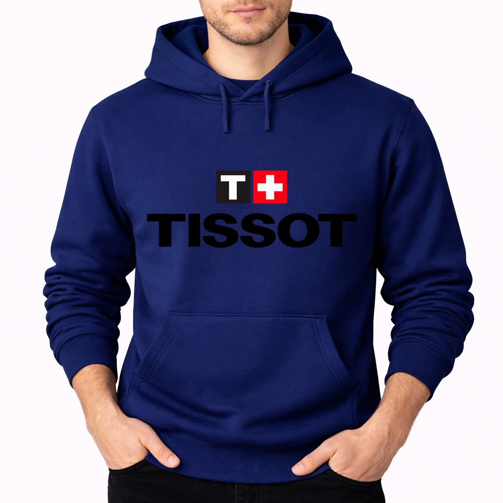 Men's Tissot Pullover Hoodie - Navy
