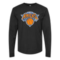 Men's New York Knicks Long sleeves Cotton Blend T-Shirt - Black