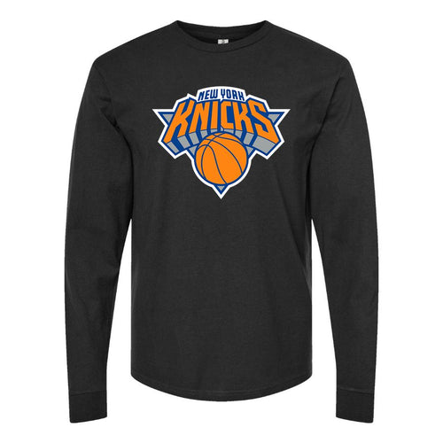 Men's New York Knicks Long sleeves Cotton Blend T-Shirt