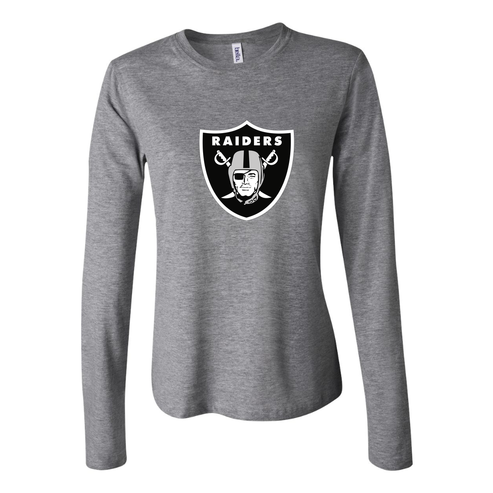 Women's Las Vegas Raiders Long Sleeve T-Shirt - Gray