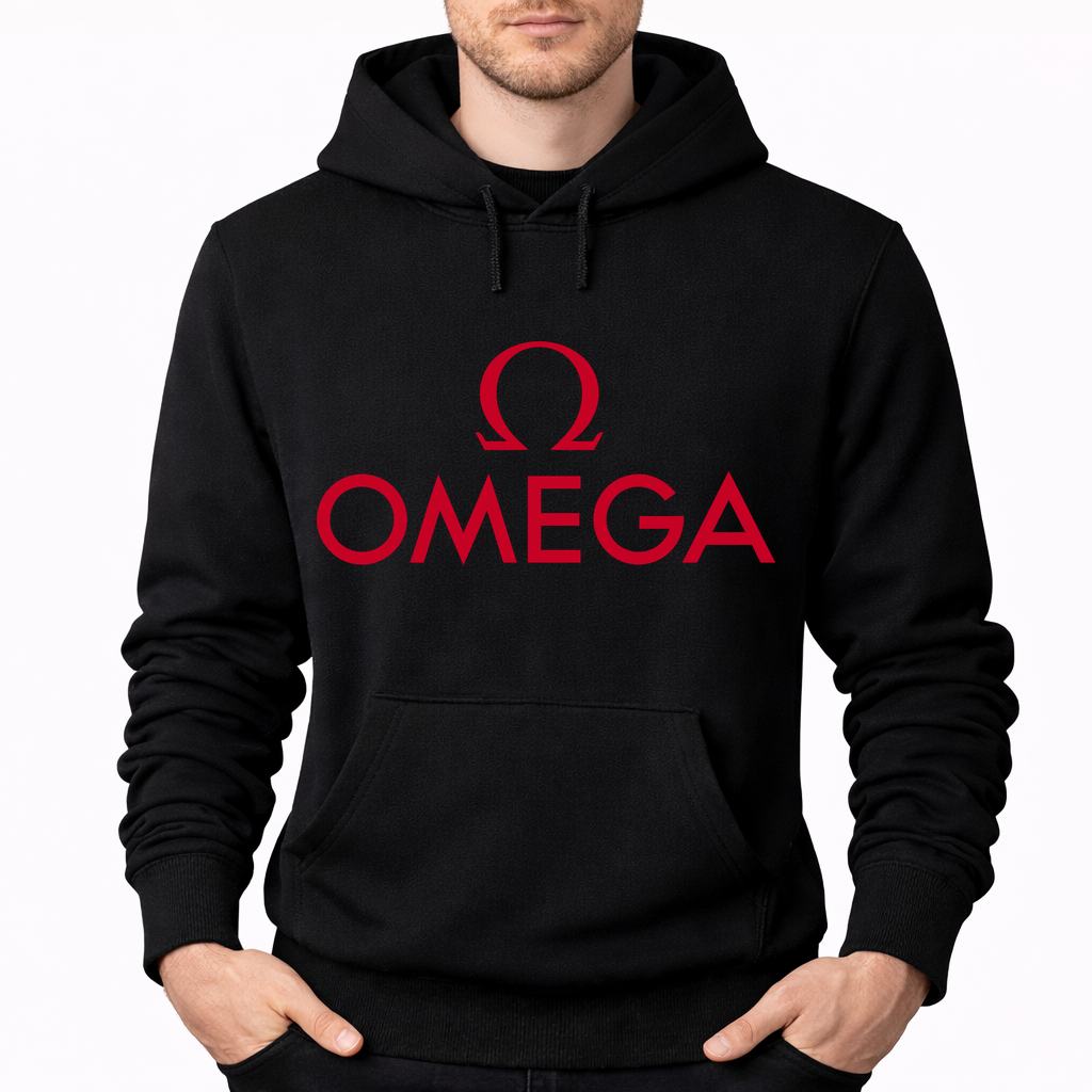 Men's Omega Pullover Hoodie - Black