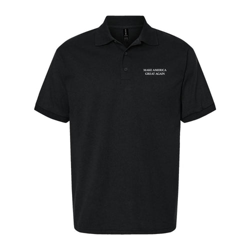 Men's Make America Great Again White Dry Blend Polo