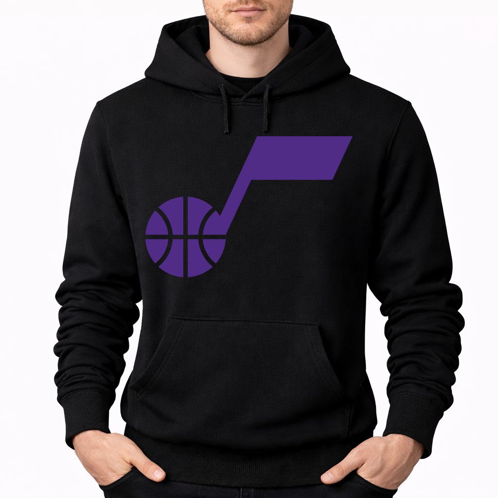 Men's Utah Jazz Pullover Hoodie - Black