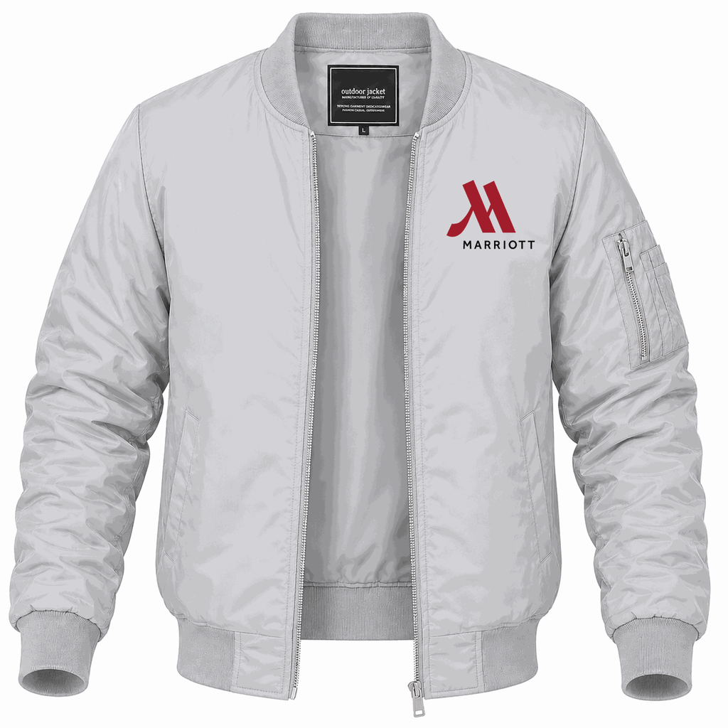 Men's Marriott Lightweight Bomber Jacket - Gray