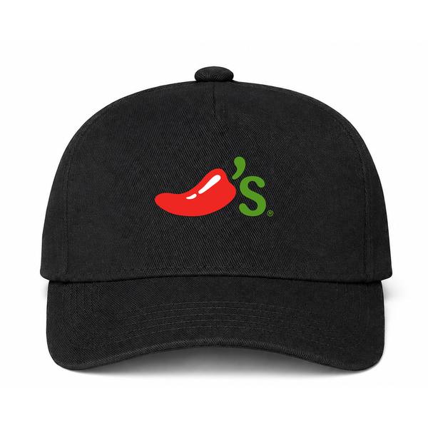 Chili's Logo Black Dad Baseball Cap Hat