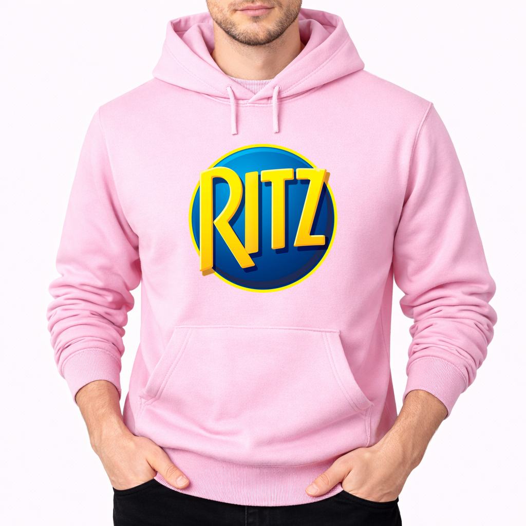 Men's Ritz Mondelez Food Pullover Hoodie - Pink