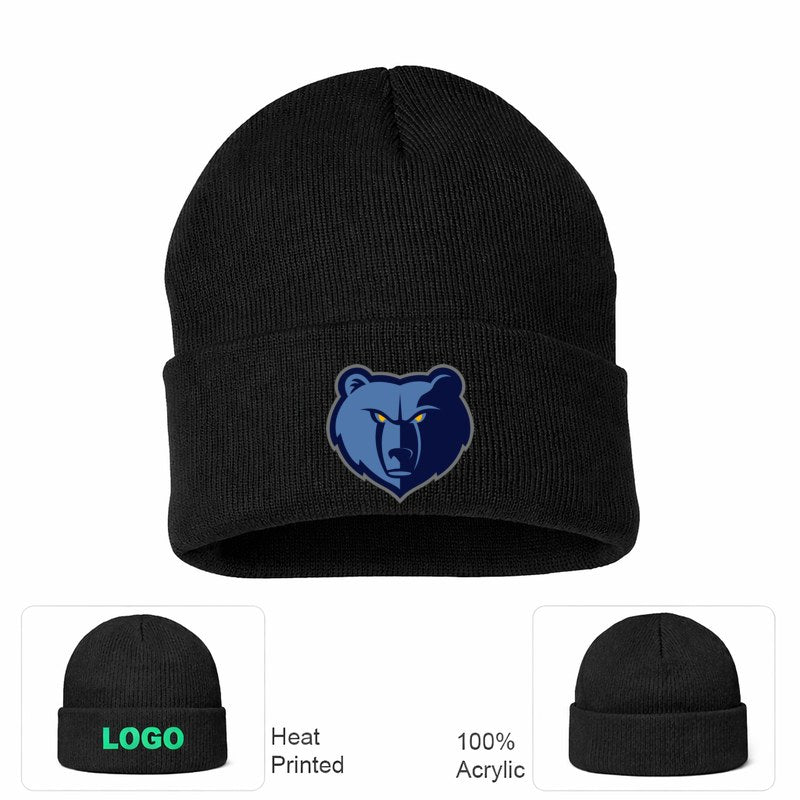 Memphis Grizzlies Black Beanie Hat