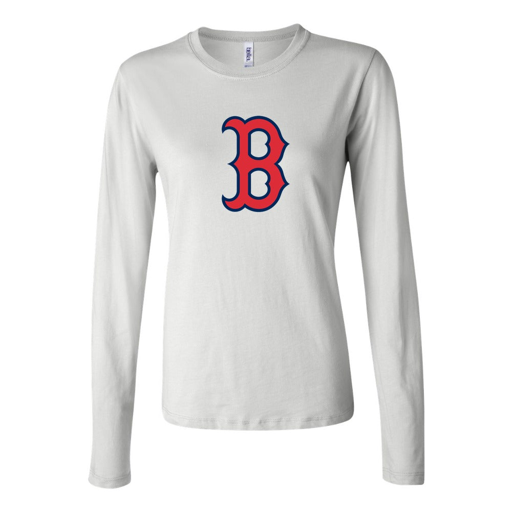 Women's Boston Red Sox Long Sleeve T-Shirt - White