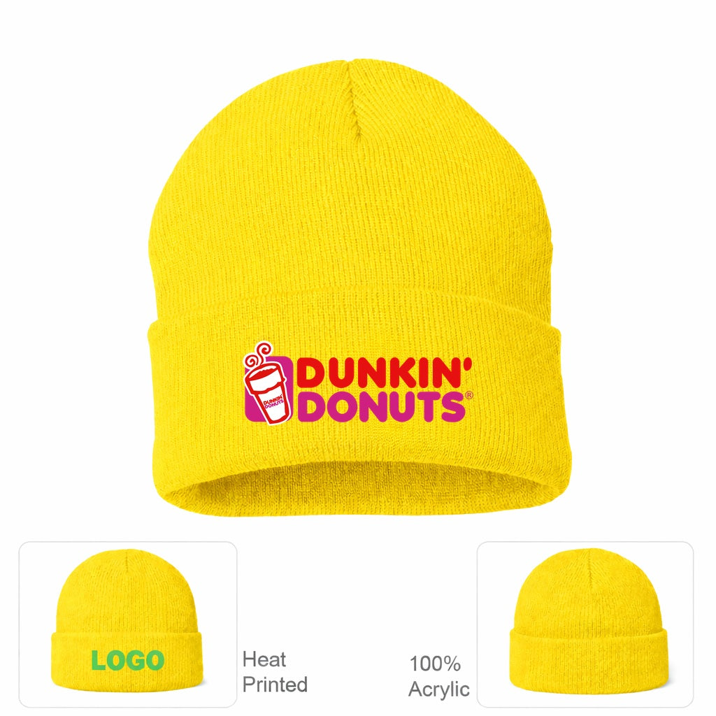 Dunkin' Donuts Beanie Hat - Yellow