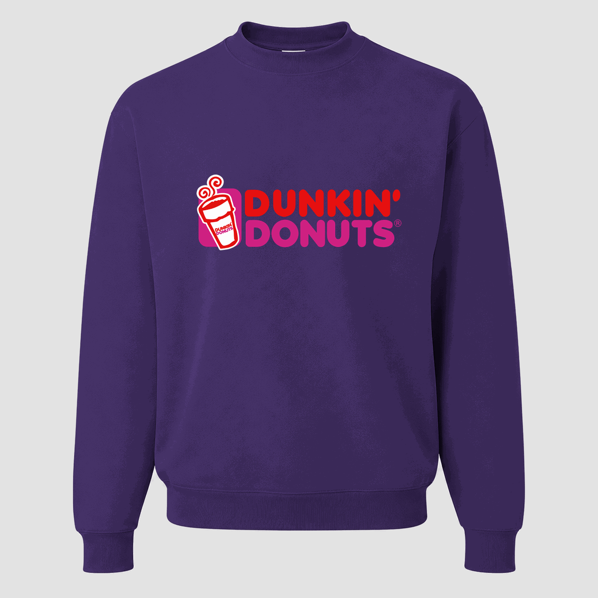 Men's Dunkin' Crewneck Sweatshirt - Purple