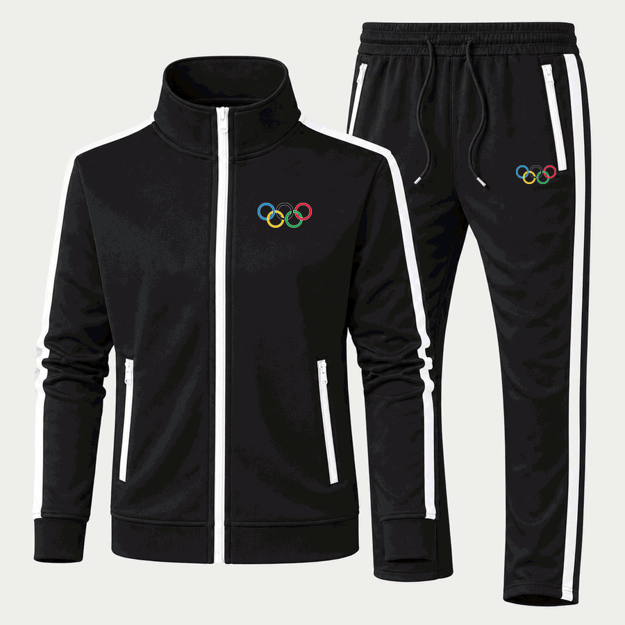 Olympic Ring BK tracksuit in Black