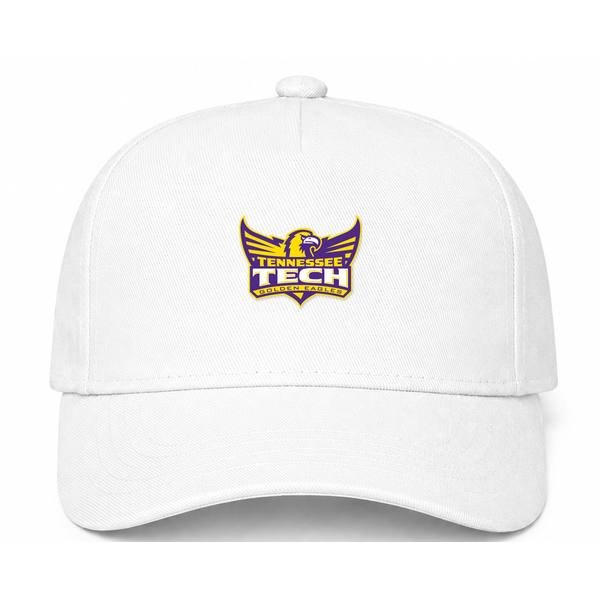 Tennessee Tech Golden Eagles Logo White Dad Baseball Cap Hat