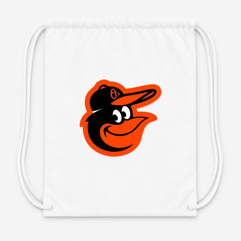 Baltimore Orioles Drawstring Bag - White